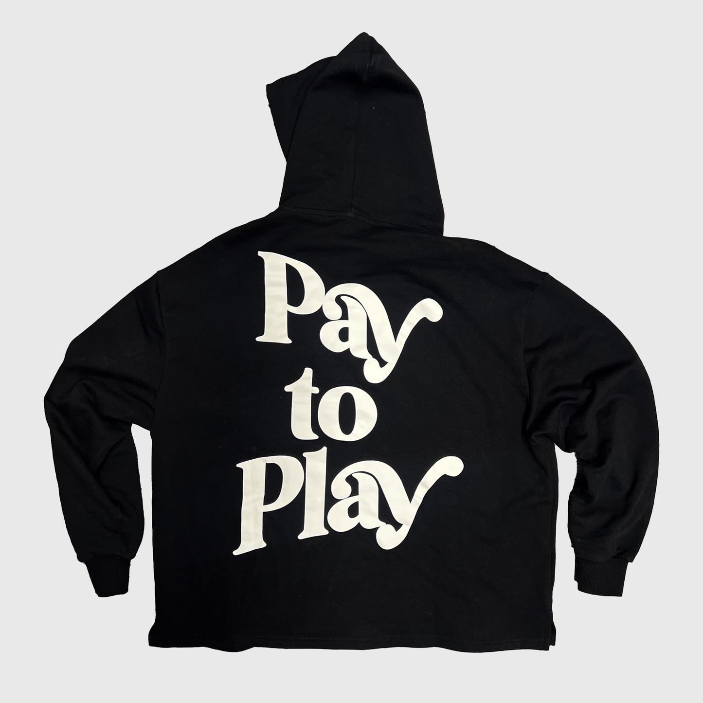 PAY TO PLAY HOODIE BLACK