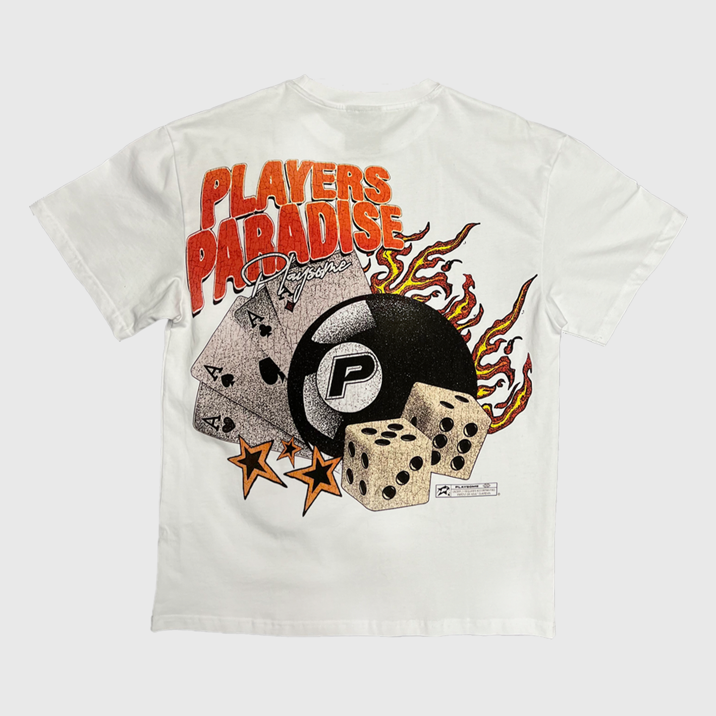 PLAYERS PARADISE TEE WHITE