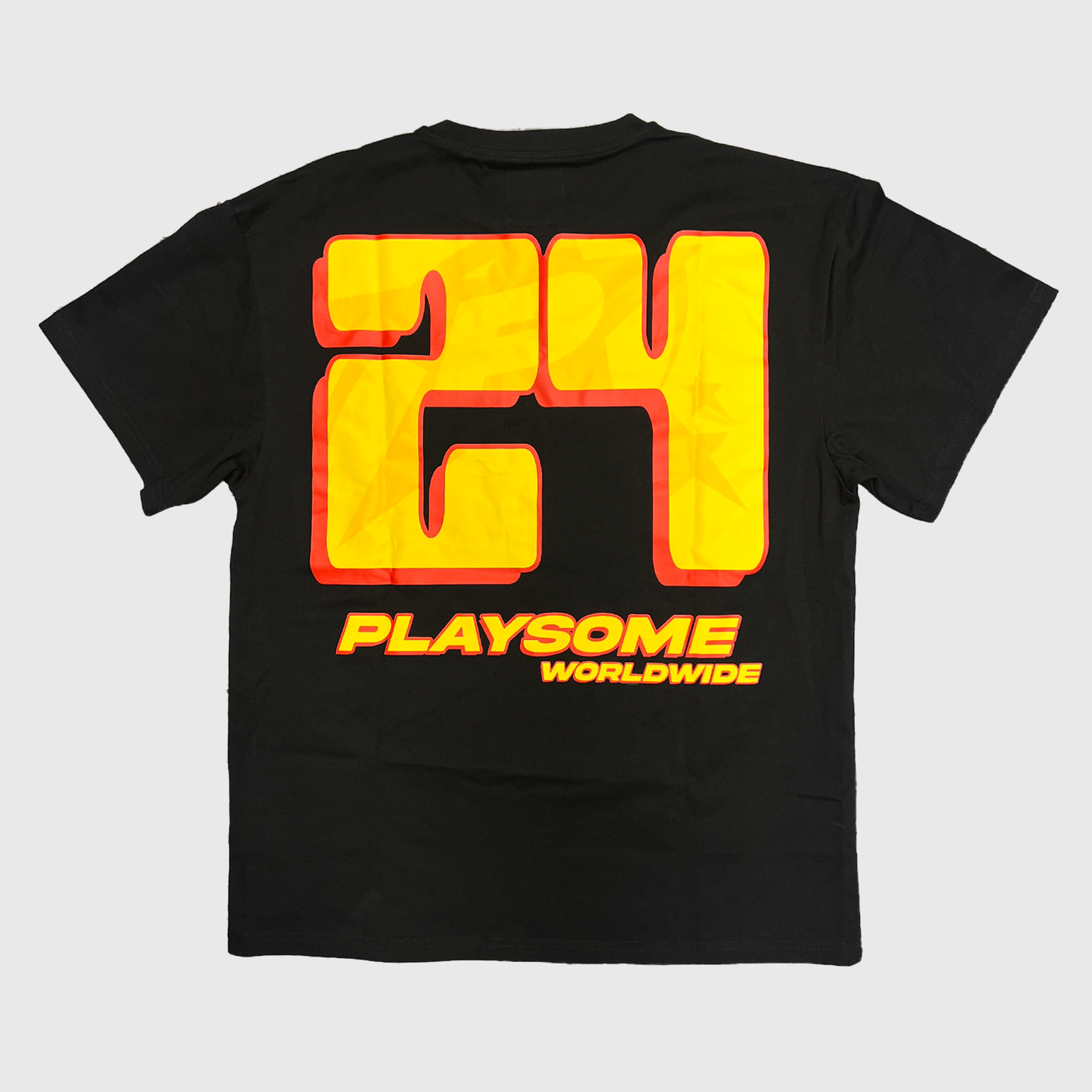 PLAYSOME RACING TEE BLACK