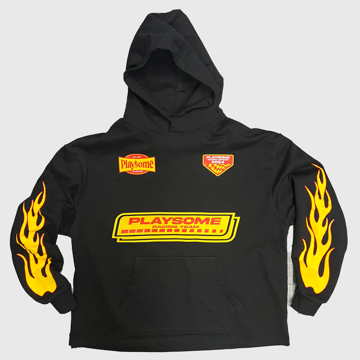 PLAYSOME RACING HOODIE BLACK